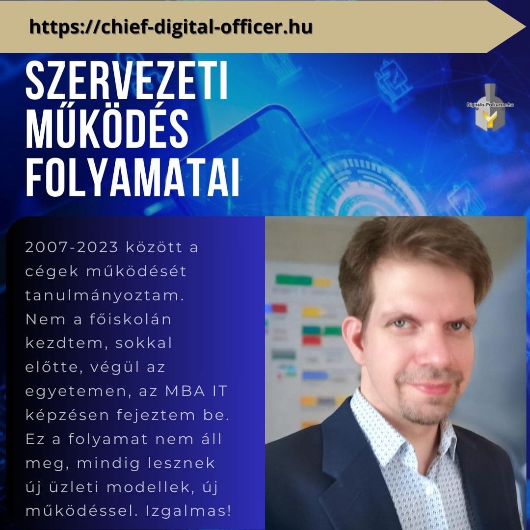 ICT szakember, szervezeti működés, Kúsz Péter